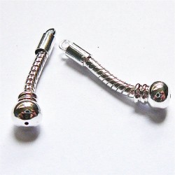 Boucle d'oreilles perle gros trou 40mm