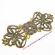 Estampe ovale en filigrane en métal bronze laiton 7cm pour bijoux perles et apprêts