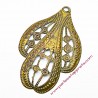 Lot 10 estampe en filigrane 6cm bronze