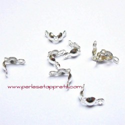 Lot 30 cache noeuds 4mm argent