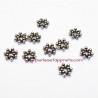 Lot 20 perles intercalaires 7mm argent