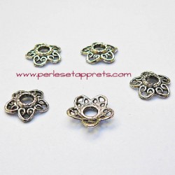 Lot 10 coupelles 12mm argent