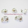 Lot 70 coupelles argent 12mm