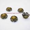 Lot 40 coupelles 13mm bronze