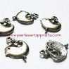 Lot 22 breloques oiseau argent