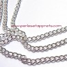 Lot 2m Chaîne maille 4mm argent
