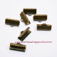 Lot 30 embouts griffe 16mm bronze