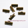 Lot 30 embouts griffe 16mm bronze