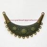 Lot 6 grands pendentifs 80mm bronze
