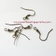 Lot 40 boucles d'oreilles attache grise