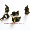 Lot 24 breloque gramophone 18mm bronze