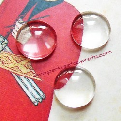 Cabochon rond en verre 10mm pour bijoux, perles et apprêts