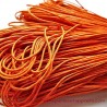 Fil orange en coton ciré 1mm
