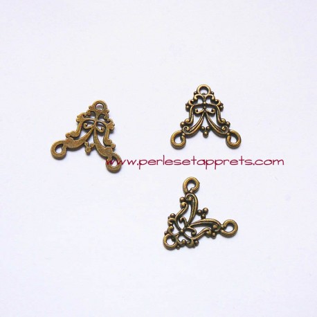 Connecteur 28mm bronze laiton pour bijoux, perles et apprêts