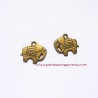 Lot 10 breloque éléphant 20mm bronze