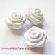 Perle synthétique rose blanche 16mm pour bijoux, perles et apprêts