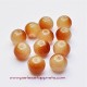 Perle ronde en verre marron 8mm pour bijoux, perles et apprêts