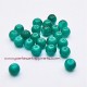 Perle ronde en verre vert malachite 4mm pour bijoux, perles et apprêts