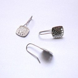 Lot 8 boucle d'oreilles en laiton argent