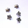 Lot 20 breloque fleur 10mm argent