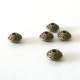 Lot 25 perles intercalaires 6mm cône bronze