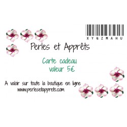 Carte cadeau 5 euros